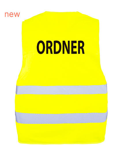 Sicherheitsweste ORDNER neongelb - Lacy-Dress